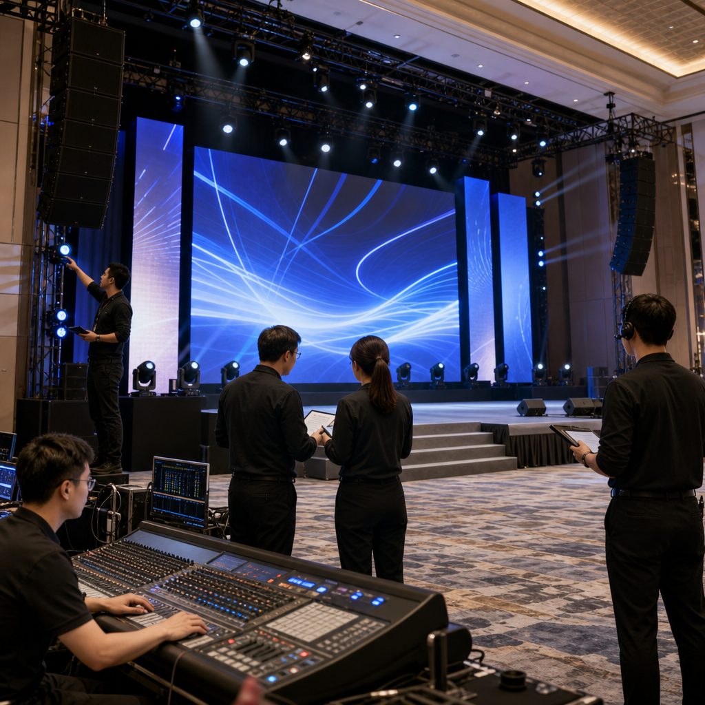 音响灯光彩排：执行表应该细到什么程度
